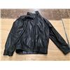 Image 1 : Black leather jacket. Good condition. Size 42T.