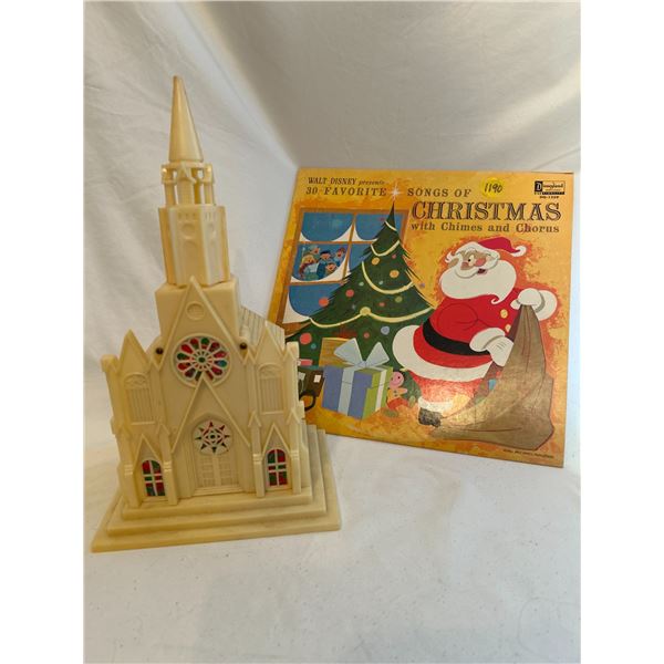 1980-1990 vintage Musical Christmas Church, Disneys record 30 favorites Christmas