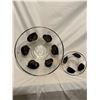 Image 1 : Anchor Hocking black, brown/gold Chip&Dip