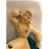 Image 2 : Devon-ware-chalk-ware-2 Dutch characters Nice condition Blue and White .
