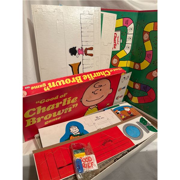 Never played "Charlie Brown" board game MB