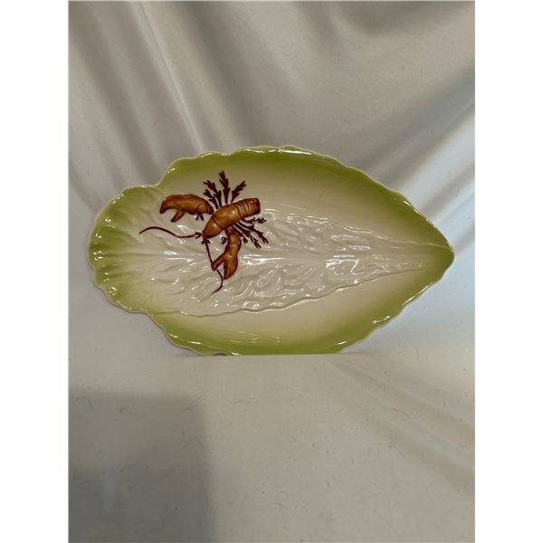 Carlton Ware English pottery "lobster lettuce leaf"