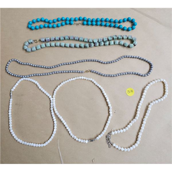 (6) Beaded Necklaces