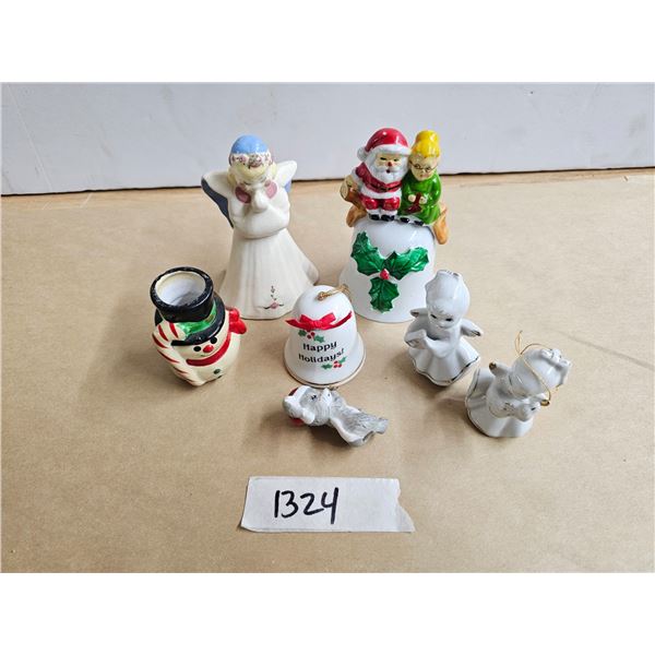 Assorted Xmas Porcelain Figurines