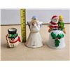 Image 2 : Assorted Xmas Porcelain Figurines