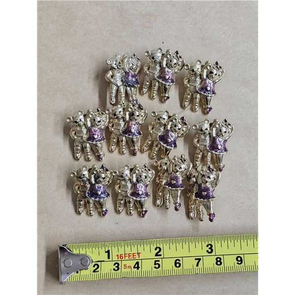 (11) Dancing Bear Pins