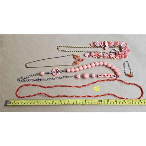 Fashion Jewelry, Coral Pink