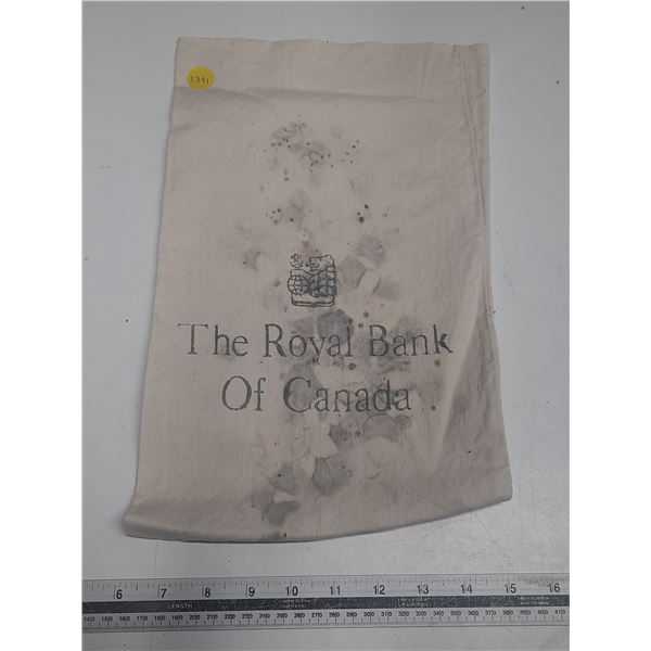 Royal Bank of Canada Cash Bag. Used.