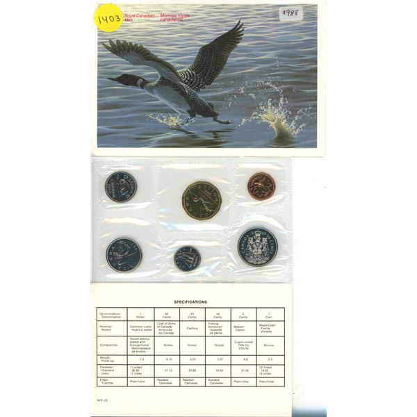 1988 Proof Like Set.