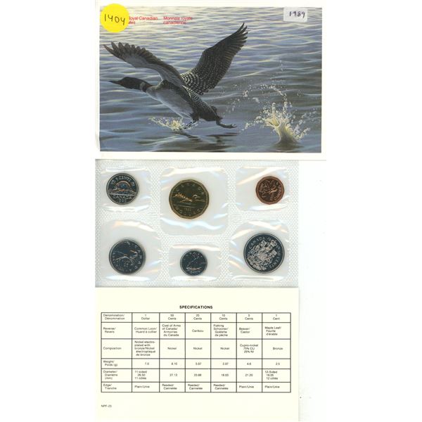 1989 Proof Like Set.
