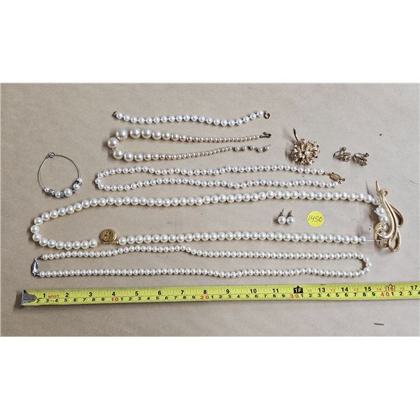 Assorted Pearl Style Fashion Jewelry