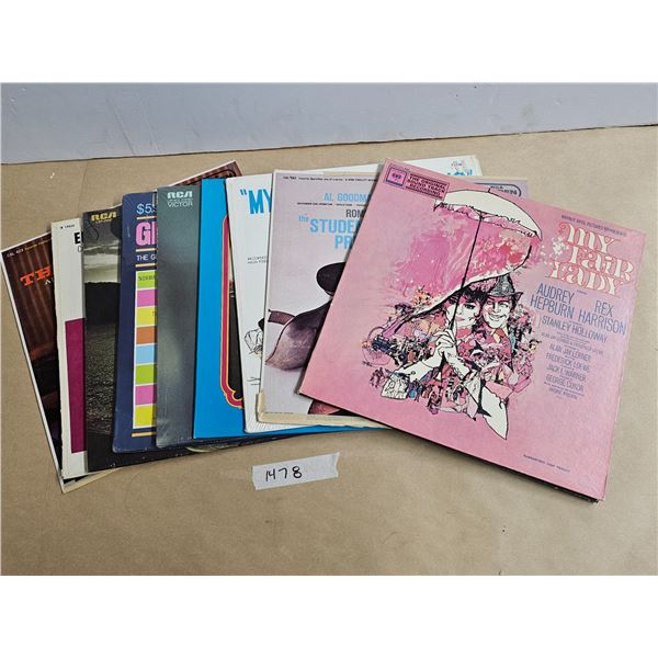 (10) Vinyl Records, Assorted Genres