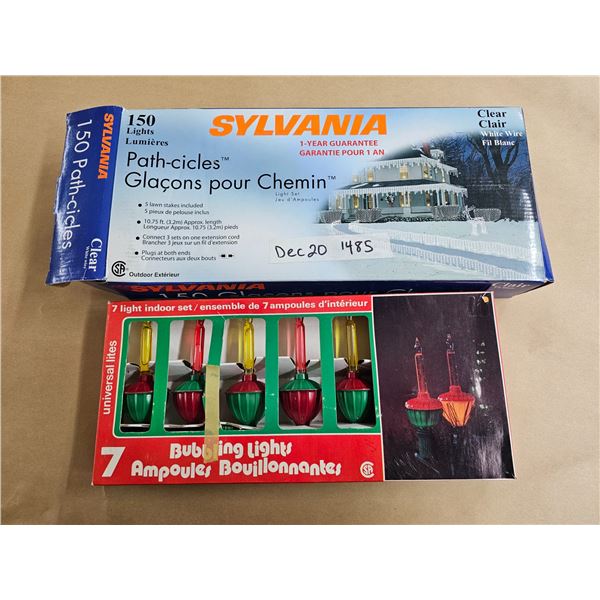 (2) Sets of Christmas Lights