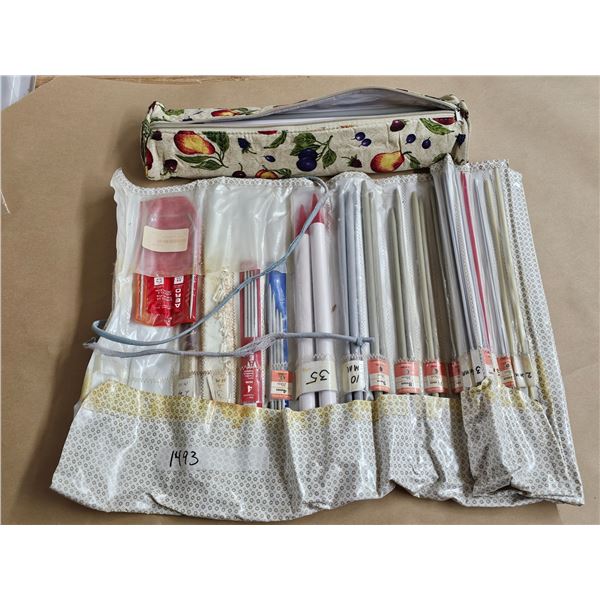Knitting Needles w/ (2) Holders