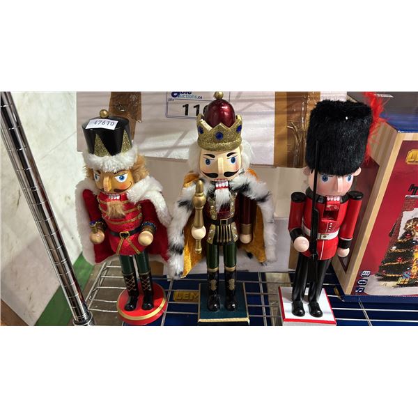 THREE ASSORTED NUTCRACKERS