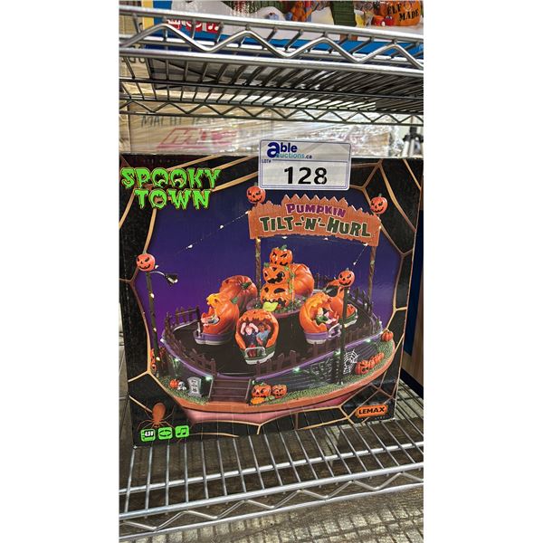 LEMAX SPOOKY TOWN 'PUMPKIN TILT-N-HURL'