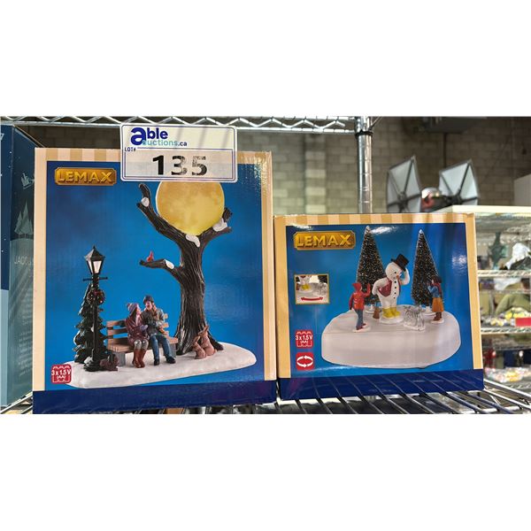 LEMAX 'CHRISTMAS MOON' & LEMAX 'FROSTY SAYS HI'