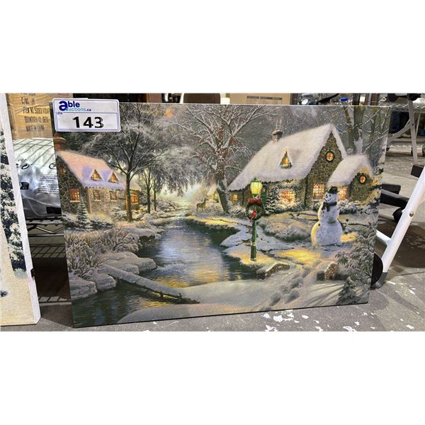 24"W X 16"H CHRISTMAS PRINT