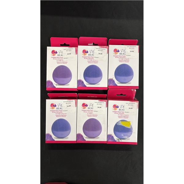 (6) NEW PLUM BEAUTY FACIAL CLEANSING BRUSHES