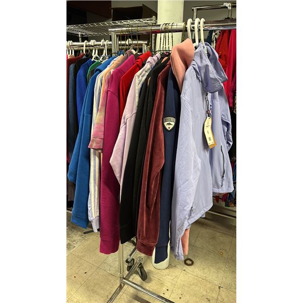 (16) ASSORTED PIECES OF CLOTHING INCLUDING; AVALANCHE JACKET SIZE XL, PUMA SWEATER SIZE M, ADIDAS