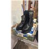 Image 1 : DAFFO MODE INDUSTRIALS DW-121 BLACK 11W STEEL TOE BOOTS