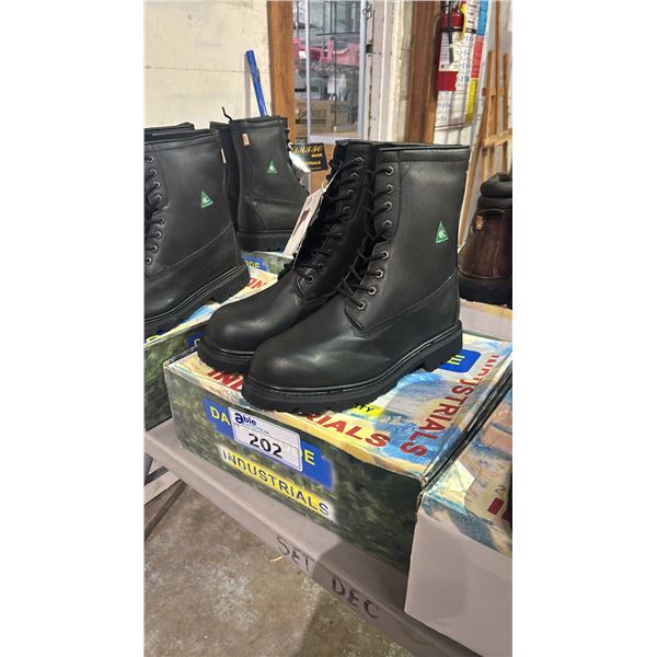 DAFFO MODE INDUSTRIALS DW-121 BLACK 12W STEEL TOE BOOTS