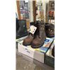 Image 1 : DAFFO MODE INDUSTRIALS DW-908 DARK BROWN 11W STEEL TOE BOOTS