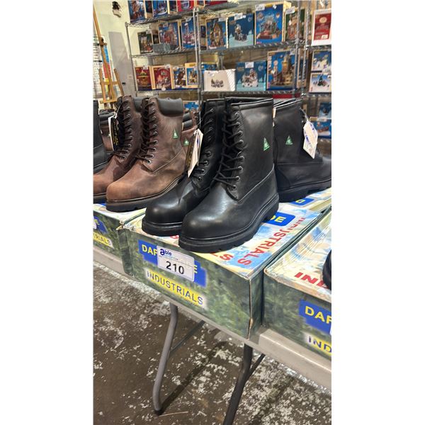 DAFFO MODE INDUSTRIALS DW-121 BLACK 11W STEEL TOE BOOTS