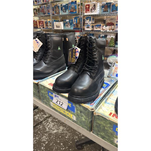 DAFFO MODE INDUSTRIALS DW-908 BLACK 11W STEEL TOE BOOTS