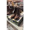 Image 1 : DAFFO MODE INDUSTRIALS DW-908 DARK BROWN 11W STEEL TOE BOOTS