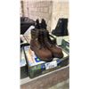 Image 1 : DAFFO MODE INDUSTRIALS DW-991 DARK BROWN 8W STEEL TOE BOOTS