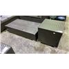 Image 1 : PATIO COFFEE TABLE (52" X 28" X 12") & END TABLE (23.5" X 23.5" X 22") SET