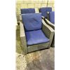Image 3 : 4 PATIO LOUNGE CHAIRS WITH CUSHIONS
