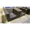 Image 2 : 2 PATIO LOUNGE CHAIRS (NO CUSHIONS)