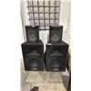 Image 1 : (2) YAMAHA F15 SPEAKERS & (2) ARTIST SYSTEMS 3000 LOUDSPEAKERS