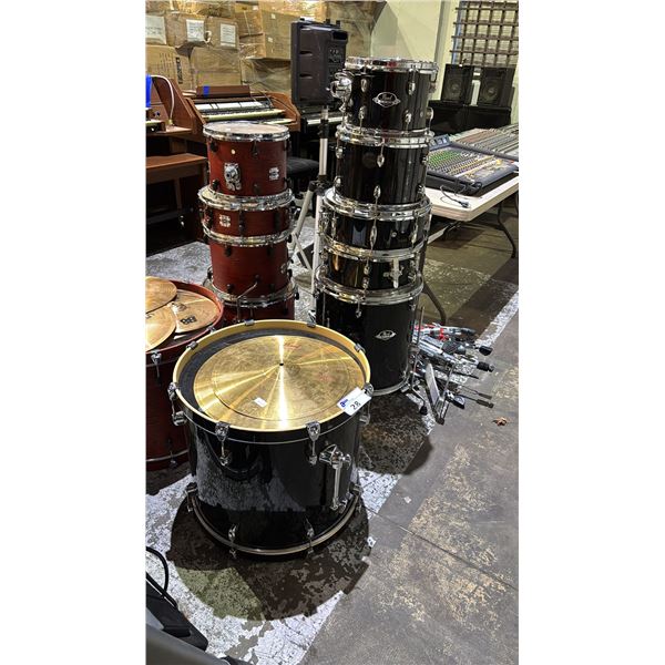 PEARL EXPORT SERIES 8-PC DRUM SET WITH CYMBALS (NO STANDS)