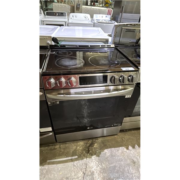 LG 30"W STAINLESS STEEL SLIDE-IN STOVE WITH CONVECTION OVEN