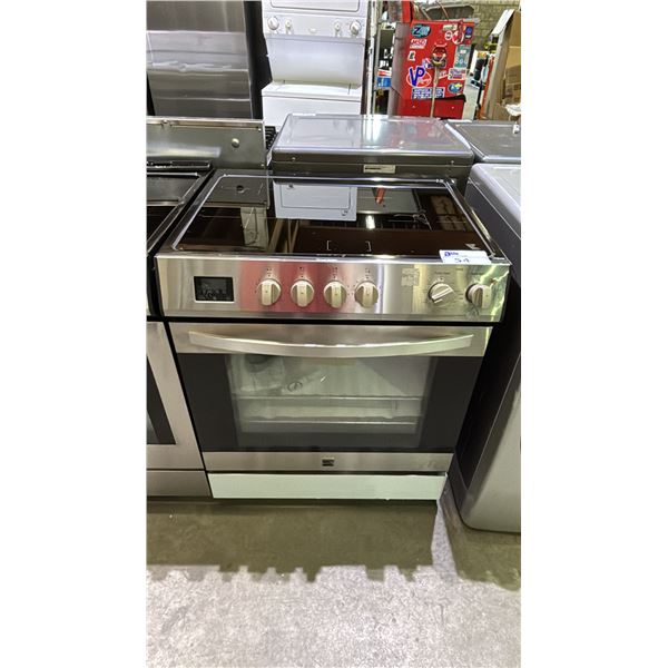 FORNO 30"W STAINLESS STEEL INDUCTION TOP STOVE WITH CONVECTION OVEN