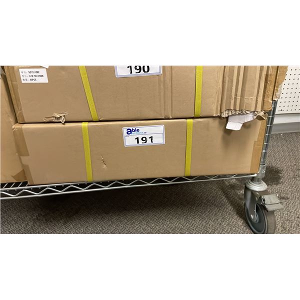 CASE OF 40 A19- AC120V 7W 2700K 120 DEGREE DIM LIGHTS