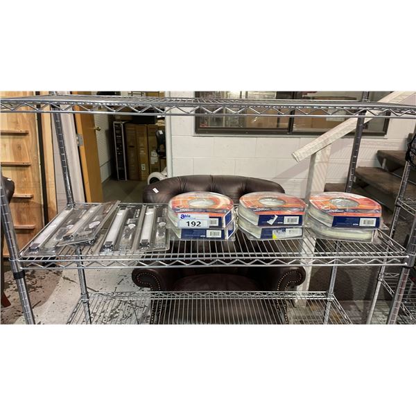 (6) CLIMALOC PLUS WINDOW FILM ROLLS 64" X 110" & (4) NEW AGE LED LIGHT STRIPS