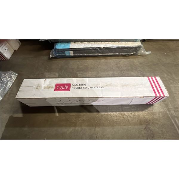 TULIP CLN-KING POCKET COIL MATTRESS *IN BOX*