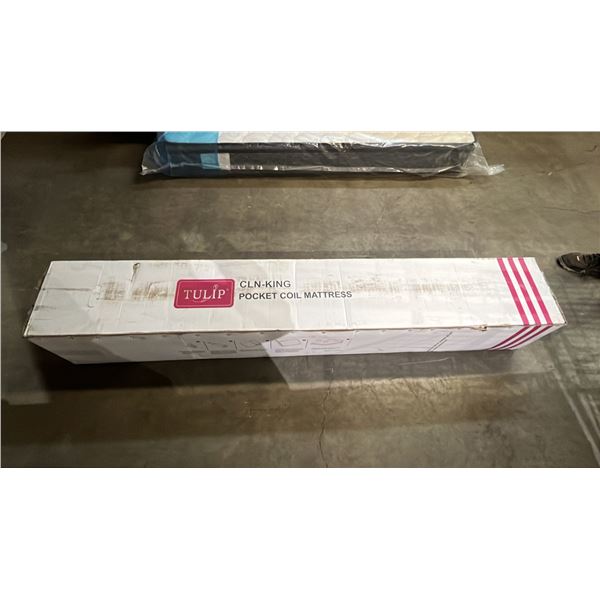 TULIP CLN-KING POCKET COIL MATTRESS *IN BOX*