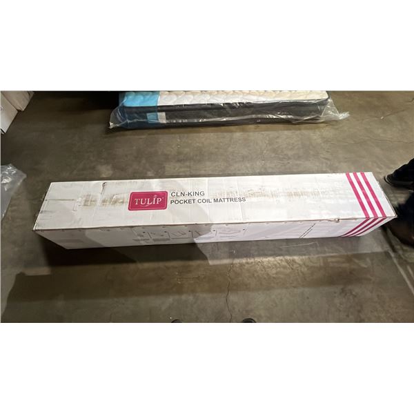 TULIP CLN-KING POCKET COIL MATTRESS *IN BOX*