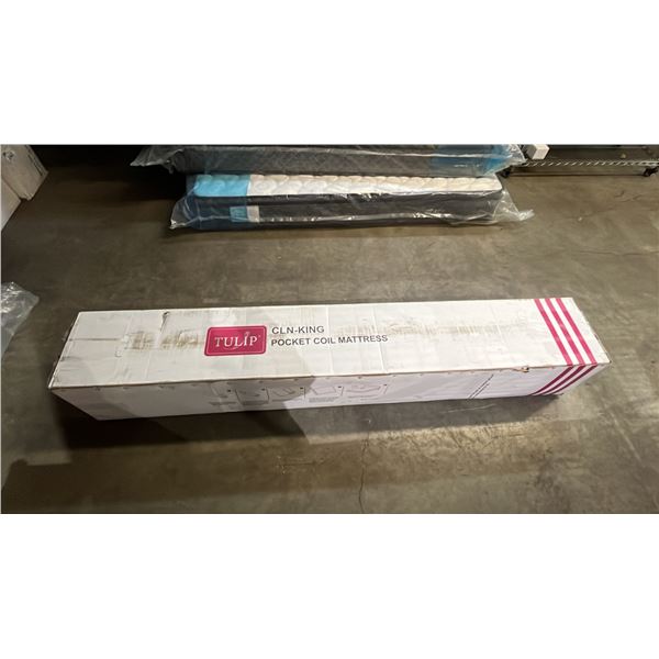 TULIP CLN-KING POCKET COIL MATTRESS *IN BOX*