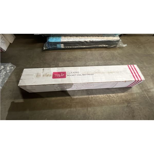 TULIP CLN-KING POCKET COIL MATTRESS *IN BOX*