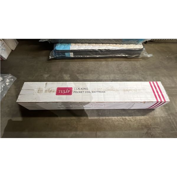 TULIP CLN-KING POCKET COIL MATTRESS *IN BOX*