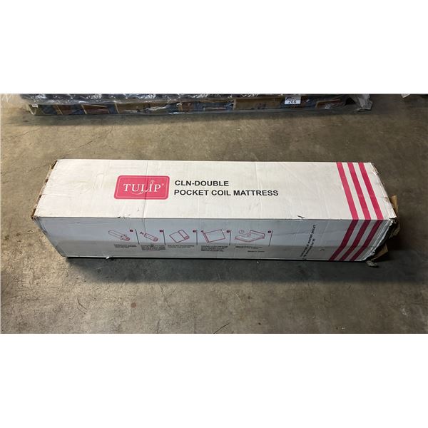 TULIP CLN-DOUBLE POCKET COIL MATTRESS *IN BOX*