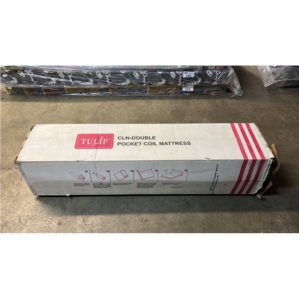 TULIP CLN-DOUBLE POCKET COIL MATTRESS *IN BOX*