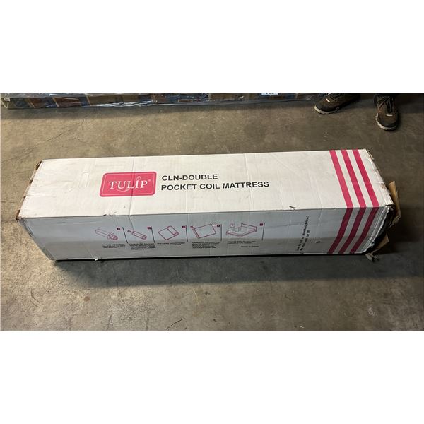 TULIP CLN-DOUBLE POCKET COIL MATTRESS *IN BOX*