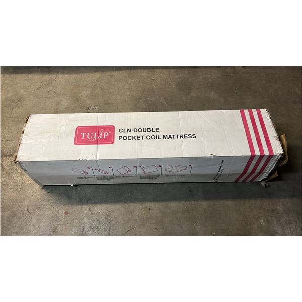 TULIP CLN-DOUBLE POCKET COIL MATTRESS *IN BOX*